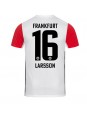 Eintracht Frankfurt Hugo Larsson #16 Replika Hemmakläder 2024-25 Kortärmad